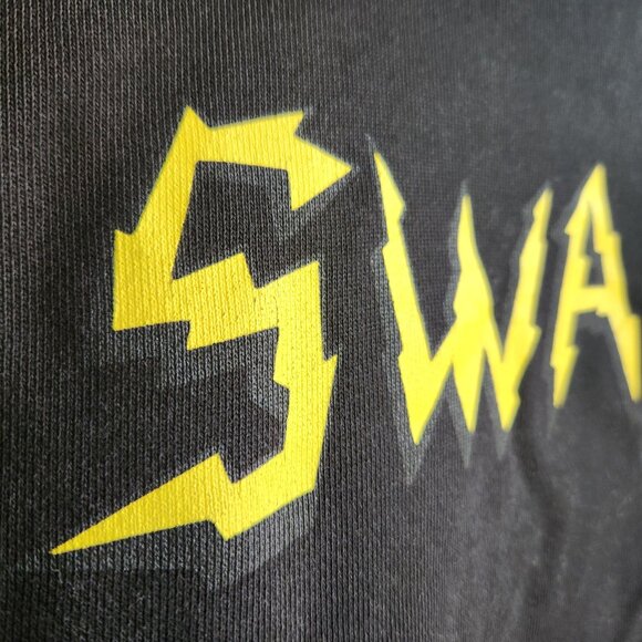 XL McQ Alexander McQueen Goth Black Zip SWALLOW Hoodie - EUC - Picture 8 of 15